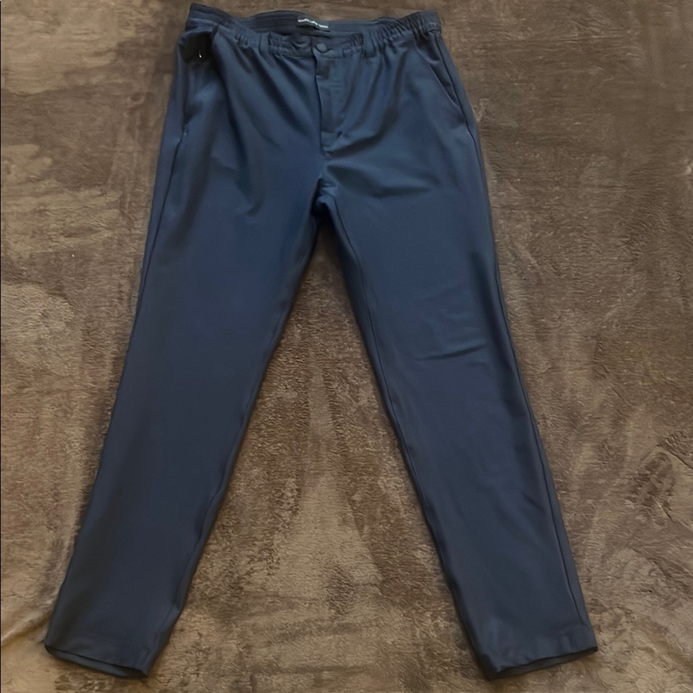 Marc New York Blue Dress Pants Straight-Leg